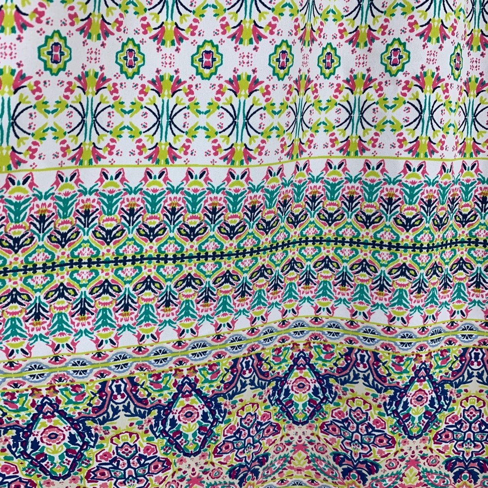 Rachel Ashwell Printed Halter Mini Dress Sz 8 - Picture 6 of 10